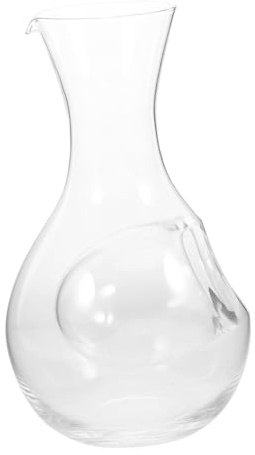 Ciieeo Ice Pocket Sake Glass Decanter Single Serve Wine Carafe Cool Brandy Elegant Glass for Parties