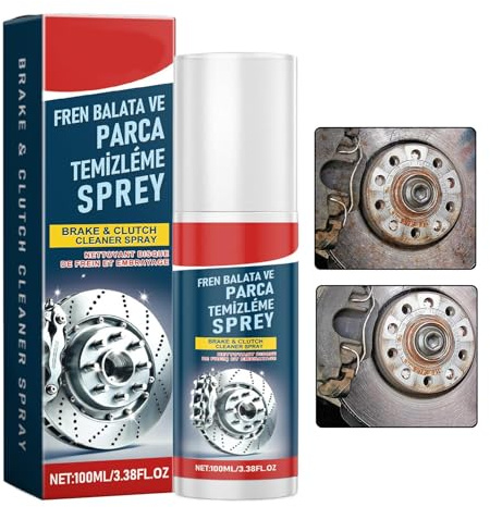 kdkskss 100ml Bremsenreiniger, Auto-bremsenreiniger, Automobilbremsenreiniger, Motorrad Reiniger Entfernt Bremsstaub Öl Schmutz Und Leichte Korrosion, Für Autofelgen Naben Und Rotoren