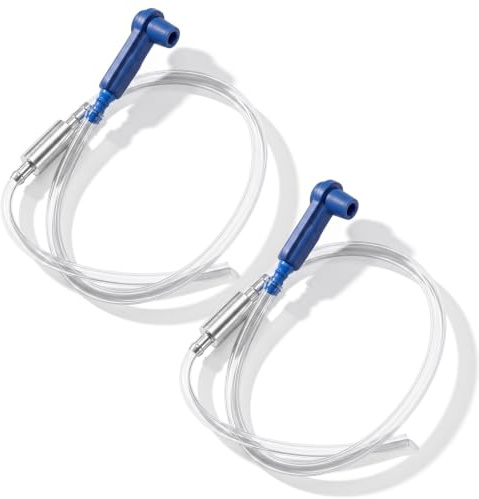 BGFUO 2PCS Brake Bleeding Kit, One Way Check Valve with Hose