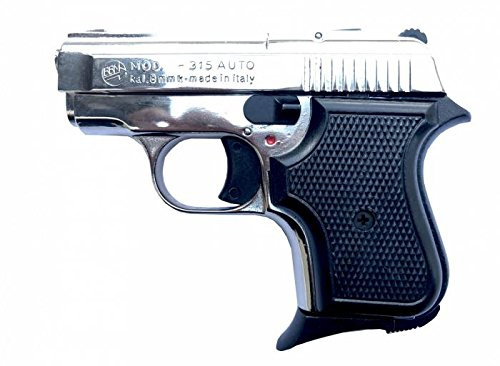 Pistola Scacciacani Bruni a salve 315 auto Nikel calibro 8 mm Top Firing