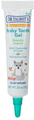 Dr. Talbot's Baby Tooth Gel for Sore Gums, Naturally Inspired, .53 Oz, Benzocaine Free, Belladonna Free