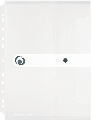 Dokumententasche zum Abheften / Dokumentenmappe / A4 / transparent klar