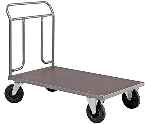 Plattformwagen, variabel erweiterbar 1.074 x 600 x 1.000 mm, 500 kg - grau