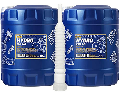 2 x10 Liter, MANNOL 2102 Hydro ISO 46 Hydrauliköl (2,90€/Liter)