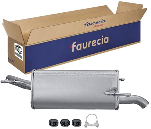 HELLA 8LD 366 031-191 Endschalldämpfer - Easy2Fit Kit - hinten - einteilig | Kompatibel mit: OPEL CORSA C