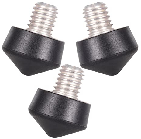 Pack of 3 Universal Anti-slip 3/8 Inch Tripod Monopod Rubber Foot Spike for Andoer Benro Gitzo Manfrotto Tripod Monopod
