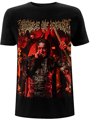 Cradle of Filth Bowels of Hell Black Heavy Official Tee T-Shirt Mens Unisex (Small)