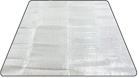 Campingmatte, Faltbare Aluminiumfolie-Schaumstoffdecke Schlafkissen Picknick-Zeltteppich für Reisen und Outdoor-Aktivitäten 200 x 120 cm, isolierende thermische wasserdichte Matte Falten