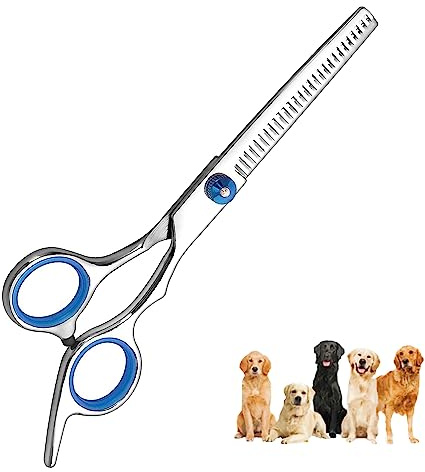 Entresacar Aseo Mascotas, Tijeras Peluquería Profesionales, 6 Tijeras Aseo Para Perros y Gatos, Azul