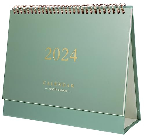 NUOBESTY Tischkalender 2023–2024 Tischkalender 18 Monate Wandkalender Kalenderplaner 2024 Kalender Für Büro Zuhause