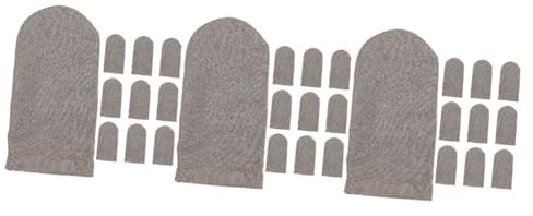 Uonlytech 3 Sätze Fingerhülsen Für Gaming-handyspiele Sport Handgelenk Rutschfeste Fingerschutzhülle Aus Nylon 10 Stück * 3