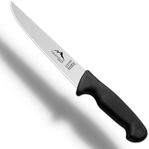 HESTENBERG Solingen Germany Stechmesser in Schwarz, geeignet als Metzgermesser, Schlachtmesser & Fleischmesser (7)