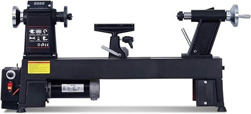 900 W E 17,7 Pollici Di Tornio In Legno, Multifunzione Multifunzione Di Torpenzione Di Carpenteria Ad Alta Precisione Da 300 A 3800 Giri / Min, Per Carpenteria, Fai -Da -Te E Vari Mestieri Di Legno