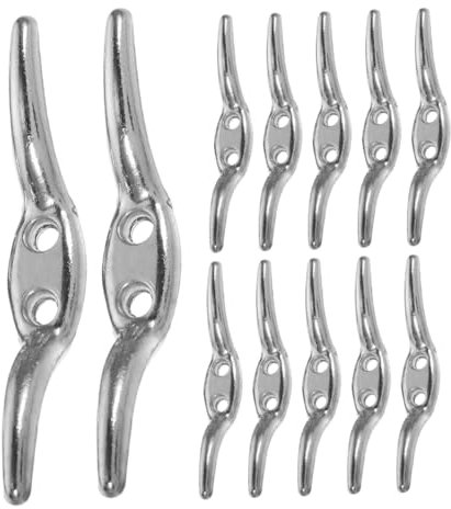 Zerodeko 12pezzi Ganci per Cordini per Tende da Finestra Realizzati in Metallo Resistente e Durevole Compatibili Vari Sistemi di Tende Installazione Semplice Senza Attrezzi per Mantenere