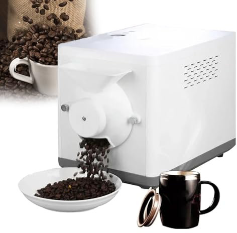 URJWAN Nut Roasting Machine,Electric Coffee Bean Roaster Machine, Commercial Coffee Bean Baker Roaster with 0-90mins Timer & 212-482℉ Temperature Control for Roasting Nuts, Peanuts, Tea, Bean