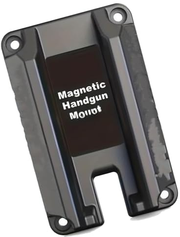 Fazvncv - Support magnétique amélioré pour arme à feu - Revêtement en caoutchouc résistant aux rayures - Support dissimulé pour armes pour véhicule, camion, voiture, mur