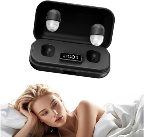 Xmenha Mini in Ear Schlaf Kopfhörer Bluetooth Klein Kabellos Unsichtbare Kopfhörer zum Schlafen für Kleine Ohren Wireless Sleep Earbuds Headphones Bluetooth Ohrhörer Schlafkopfhörer Seitenschläfer
