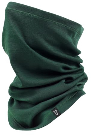 Merino Protect Merino Wool Neck Gaiter Unisex Breathable Face Mask Lightweight Neck Warmer Motorcycle Hiking Hunting