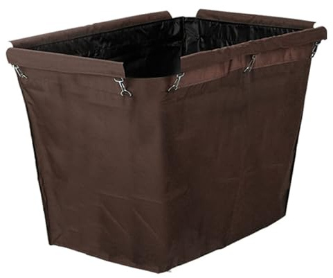 Bolsa de Carrito Impermeable de 400 l para Conos - Repuesto para clasificador de Ropa Oxford Grande, Ideal para carros de Limpieza comerciales y de Servicio hotelero, solución de almacenamie