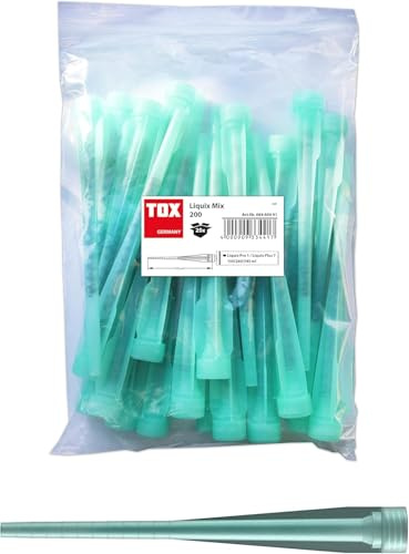 TOX Verbundmörtel-Zubehör Liquix Mix 200 mm M, praktischer Statikmischer zur optimalen Vermischung der TOX Verbundmörtel, mit bauaufsichtlicher Zulassung, 25 Stück im Beutel, 08460091