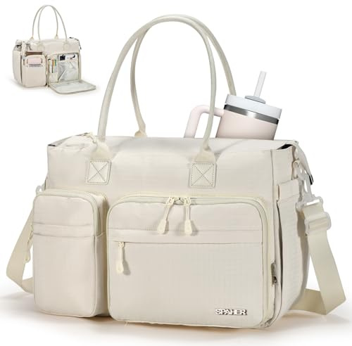 SPAHER Sac de Professeur Sac de Voyage Cabine 40x30x15 Air France, Beige