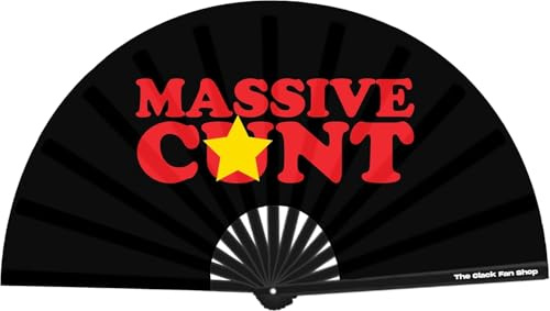 Massive C*nt Clack Fan, Bamboo Hand Fan