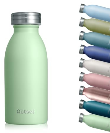 Stainless Steel Water Bottle 350ml, Double Wall Vacuum Insulated, BPA-Free | Leakproof, Lightweight Sports Flask, Keeps Drinks Hot & Cold, Ideal for Gym, Travel, Hiking and Daily Outdoor Use