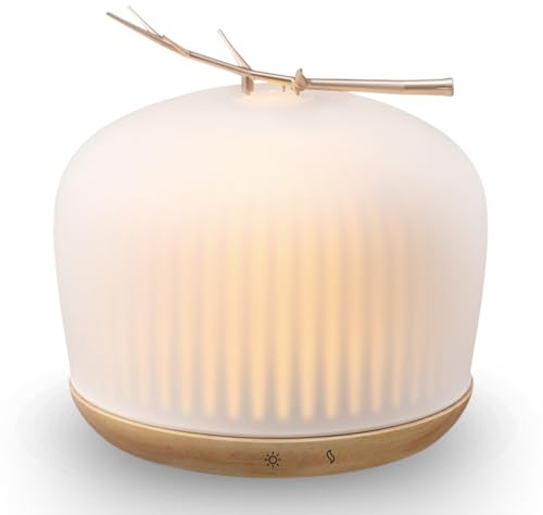 Zen’Arôme Origin-Diffusor für ätherische Öle – Ultraschall-Kalt-Aromatherapie-Diffusor – elektrischer Diffusor für Heimparfüm – multifunktional, stimmungsvolle LED-Beleuchtung, leise und schick