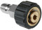 Raccordo Rondella ad alta pressione NUZAMAS Filettatura M22 a 3/8 ', Pin interno 14mm, Raccordo rapido Tubo interno filettato in ottone Parti di collegamento