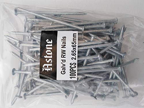 Astone galvanised Round Nails (100, 65mm)