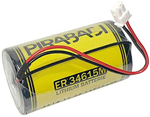 Pile 3.6V D ER34615M 14500mah 14.5Ah ACCU Batterie pour SIRÈNE Alarme POWERMASTER VISONIC MCS 710 730 0-9912-K 09912K ER34615M/W200 ER34615MW200 ETC...