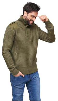 Brandit Men's Alpin Pullover Troyer Olive size M