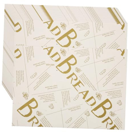 YARNOW 100sheets Oil-Absorbing Sandwich Paper Butter Paper Food Burger Greaseproof Parchment Baking Pad Oil Mat Greaseproof Baking Snack