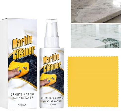 Piedra Natural Limpiador,Suelos para Piedra Care,Limpiador de Placas de Piedra Natural de Trabajo,Natural Stone Care,Limpiador de Piedra,Limpia Suelos Para Piedra de Interior y Exterior(100ml)