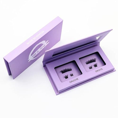 Demi cils Magnétique Aimanté sans colle demi faux cils Magnétique (REGARD DE BICHE)