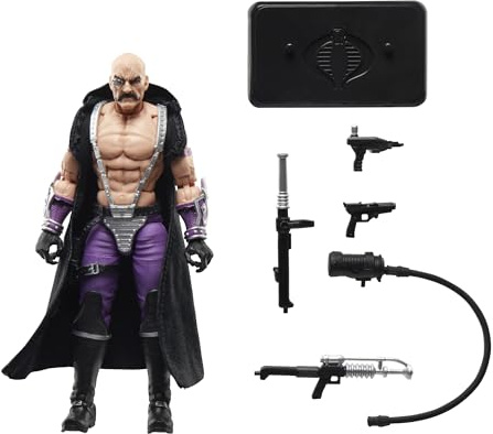 G.I. Joe Classified Series Retro Cardback Dr. Mindbender, Sammelfigur 15,2 cm Actionfigur mit 7 Zubehörteilen