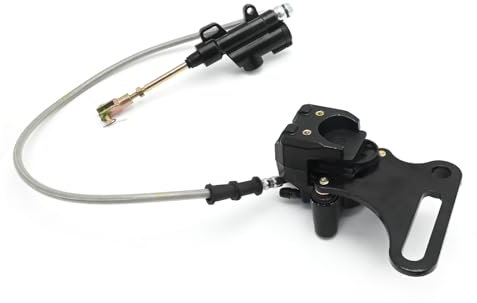 Hoypeyfiy Heavy Duty Rear Disc Brake Caliper Assembly, Metal Rear Brake Caliper, Hydraulic Rear Disc Brake Caliper System for 110cc 125cc 140cc Dirt Bike