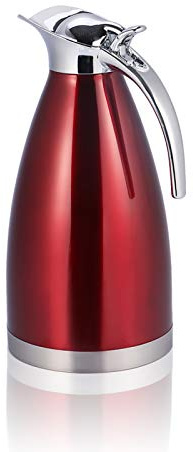 Aramox Jarra Térmica con Aislamiento Al Vacío de Acero Inoxidable, Botella de Agua Caliente, café, té, Chocolate Caliente, Uso Práctico, Cómodo (2L)