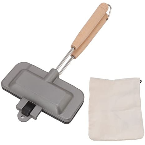 Macchina per panini Pie Iron, Macchina per panini, Padella per panini, Macchina per panini giapponese, Macchina per panini, Morsetto per panini rimovibile antiaderente portatile