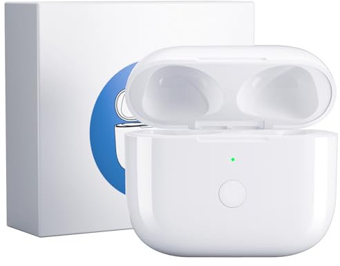 Wireless Charging Case Replacement Compatible with AirPods Pro 1 and 2 Gen, Airpods Pro Case with Bluetooth Button for Pairing, 660 mAh Airpod Pro 2 Case Replacement