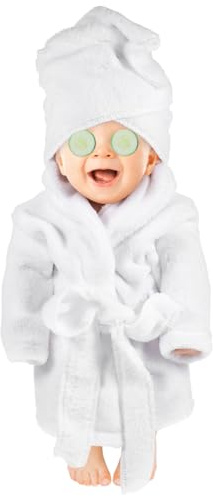 NUOBESTY 1 Ensemble Peignoirs de Bain Né avec Serviette Cucumber Accessoire Photographique Adorable pour Garçon Fille Mois