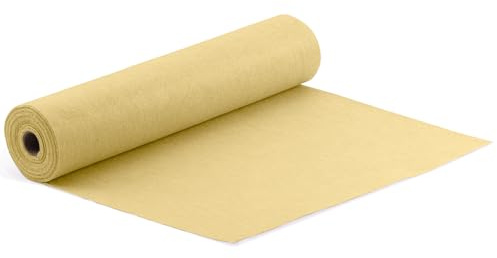 Vaessen Creative 10426-044 Filzrolle-Hellgelb-45 cm m x Basteln & Nähen-für Kostüme, Blumen und Dekorationen, Licht Gelb, 45 cm breit, 5 Meter lang, 1 mm dick