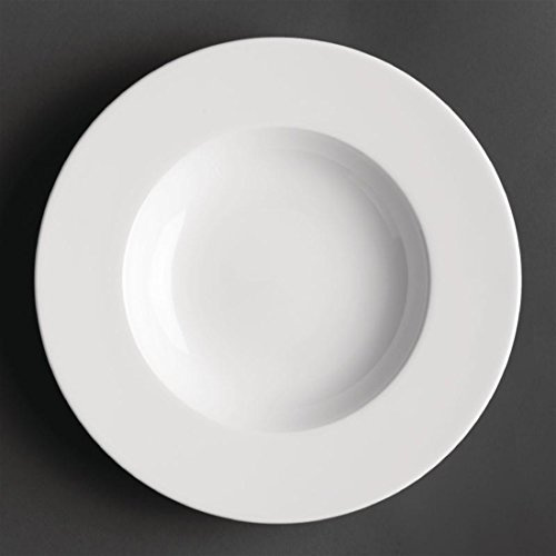 Royal Porcelain GT912 Maxadura zuppiera con bordo ampio, 250 mm (confezione da 12)