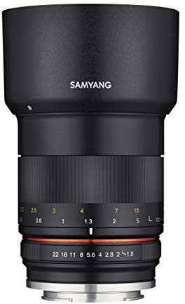 Samyang MF 85mm F1.8 ED UMC CS Fuji X - Manuelles Objektiv mit 85mm Festbrennweite für spiegellose Fujifilm APS-C Systemkameras mit Fuji-X Anschluss, 62mm Filtergewinde, ideal für Portrait