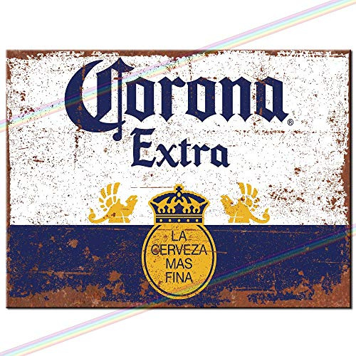 C Metal Bar Sign Logo Father's Day Gift Man Cave Tin Retro Vintage Hanging Wall Plaque Kitchen Shed Garage Large (27cm x 18cm) #MS121-L