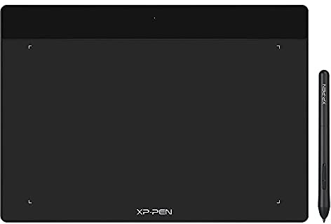 XP-Pen Deco Fun L Drawing Graphic Tablet 10x6 Inches with 8192 Levels Passive Stylus and 60 Degree Tilt Compatible Mac Windows Chrome OS and Android - Black