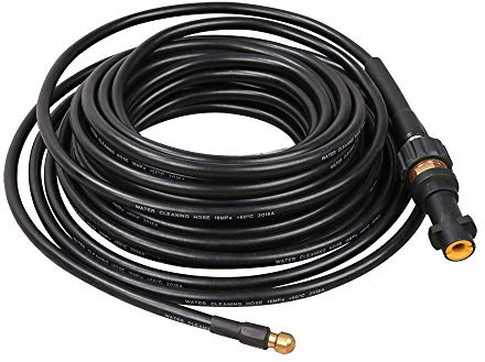 EINFEBEN 20m Rohrreinigungsschlauch Rohrreinigungsset Rohrreinig für Hochdruckreiniger 180 bar 60 °C inkl. Adapter für Gartenwerkzeuge