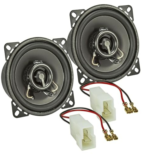 tomzz Audio 4054-004 TA10.0-Pro Lautsprecher Einbauset kompatibel mit Suzuki Jimny I FJ 1998-2018 100mm Koaxial System