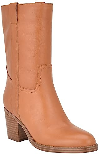 Nine West Hess, Bota a la Altura de la Pantorrilla Mujer, Tan 101, 39.5 EU