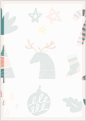 Briefpapier Wichtel DIN A4 - Papier Weihnachten - 20 Blatt - Motiv Nr. 059 | 80g/m²